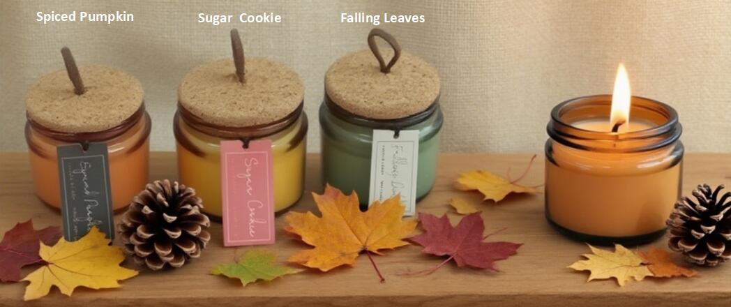 Color Sprayed Glass with Cork Lid